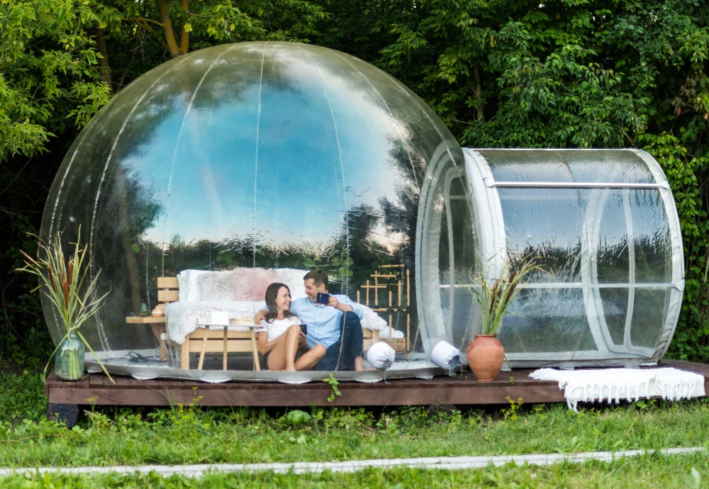 inflatable lawn tent bubble